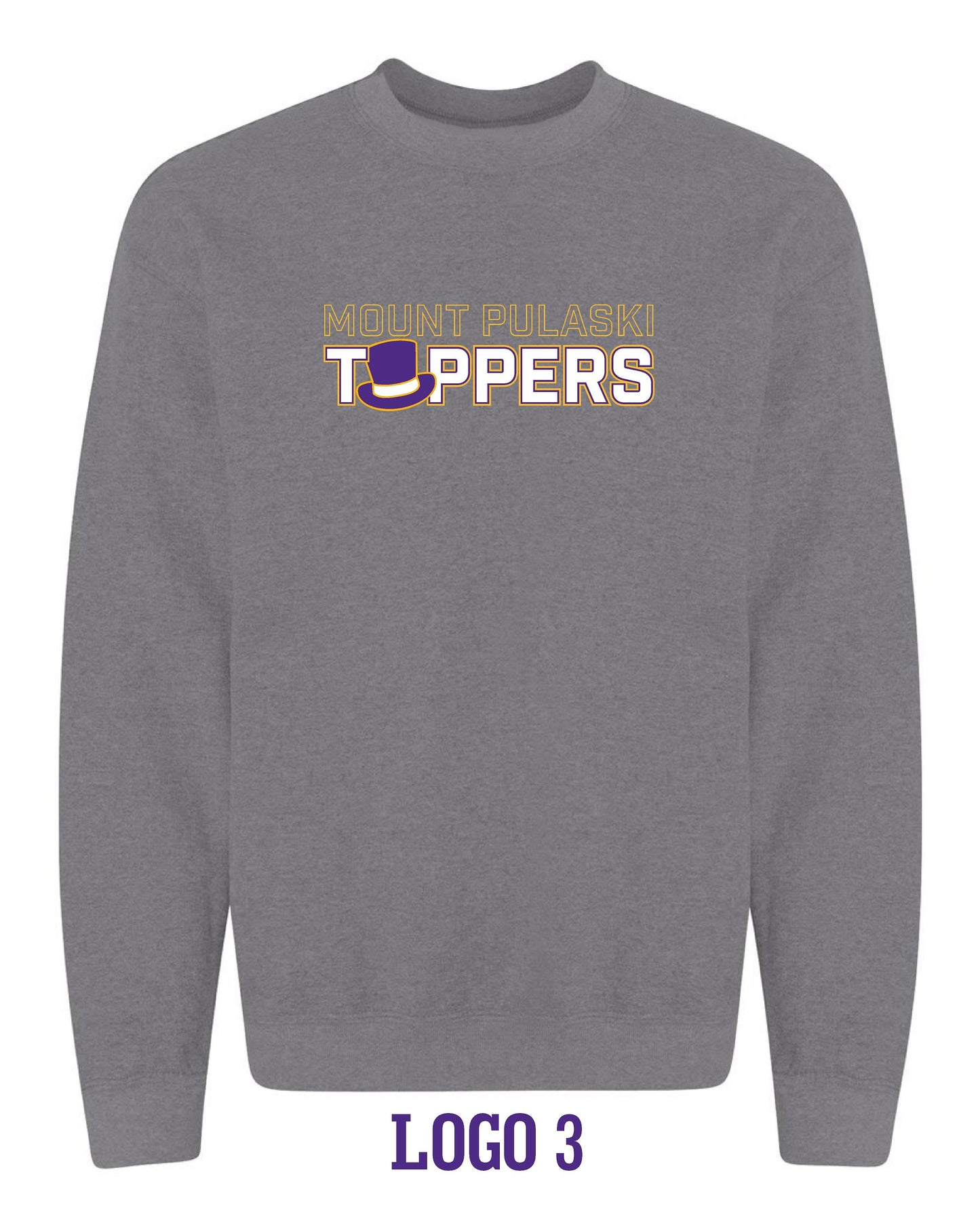Mount Pulaski Toppers Unisex Crewneck Sweatshirt (P.18000/18000B)