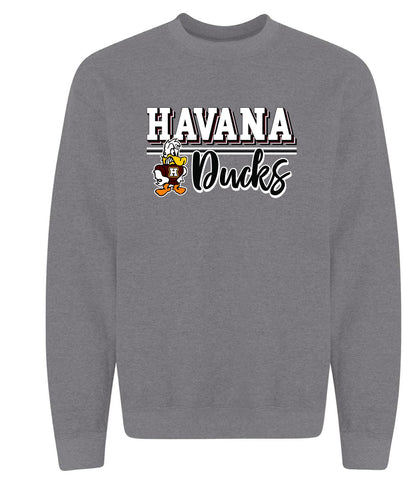 Havana Ducks Jr. High Basketball Unisex Crewneck Sweatshirt (P.18000/18000B)