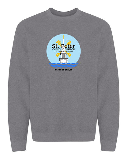 St. Peter and Holy Family Catholic Church Unisex Crew Sweatshirt (P.18000)
