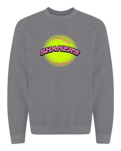 Shaner's Softball Unisex Crewneck Sweatshirt (P.18000/18000B)