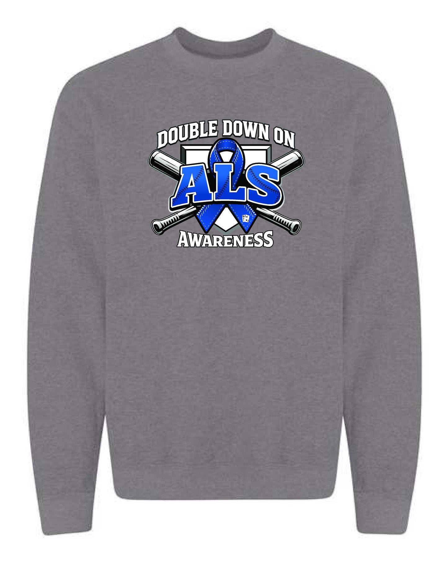 DOUBLE DOWN ON ALS Unisex Crewneck Sweatshirt (P.18000/18000B)