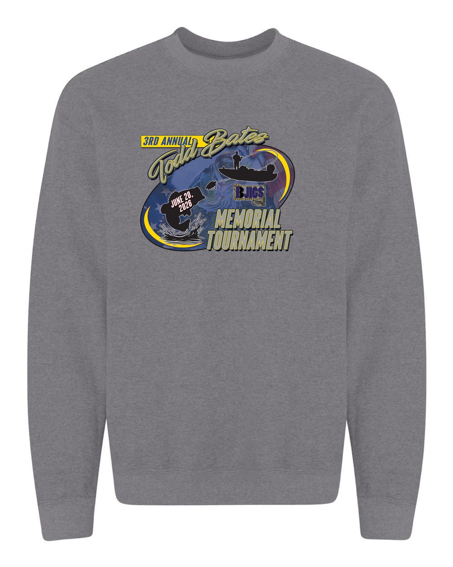3rd Annual Todd Bates Memorial Tournament Unisex Crewneck Sweatshirt (P.18000/18000B)