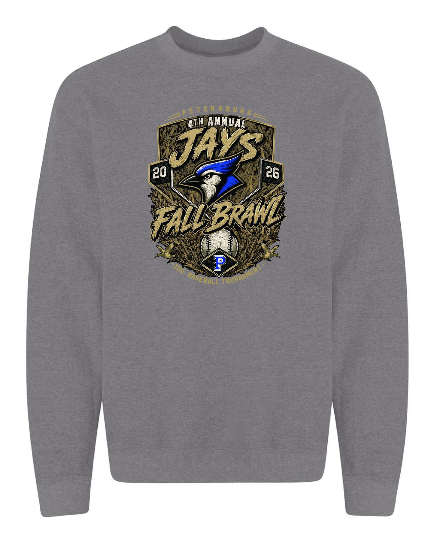 Petersburg Baseball Fall Brawl CREWNECK SWEATSHIRT (P.18000)