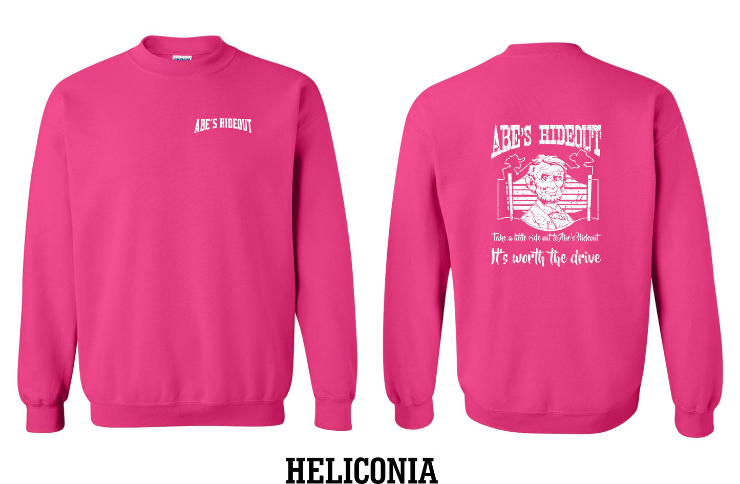 ABE'S HIDEOUT CREW SWEATSHIRT (P.18000)