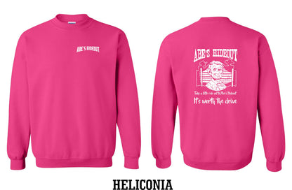 ABE'S HIDEOUT CREW SWEATSHIRT (P.18000)