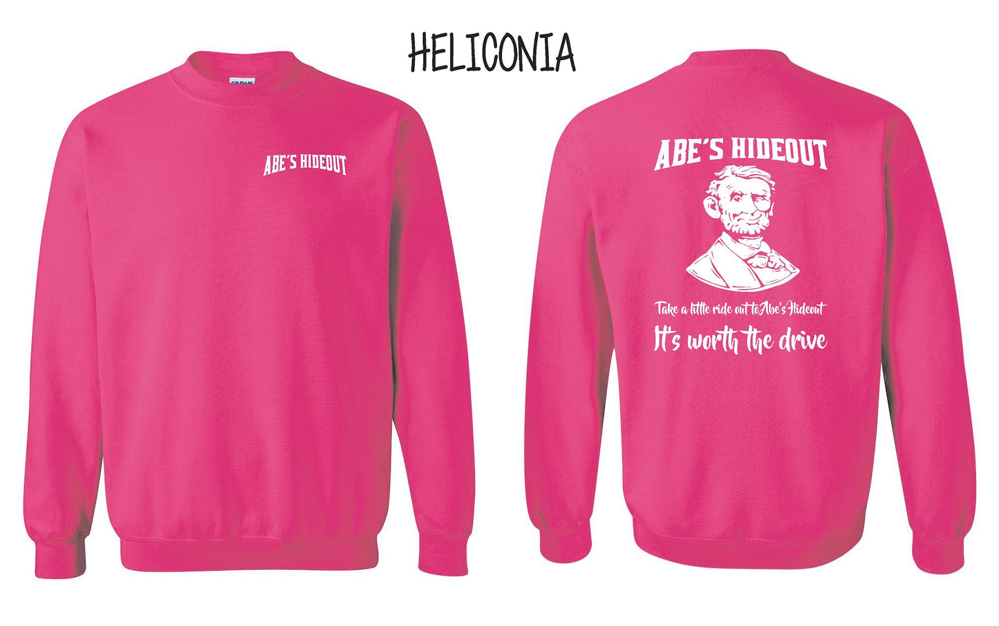 ABE'S HIDEOUT CREW SWEATSHIRT (P.18000)