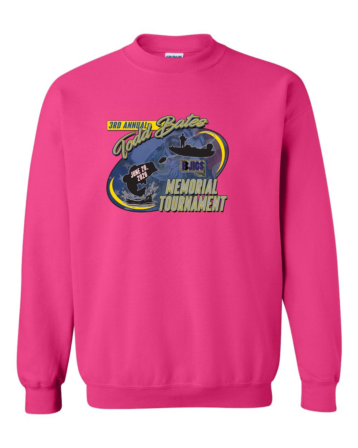 3rd Annual Todd Bates Memorial Tournament Unisex Crewneck Sweatshirt (P.18000/18000B)
