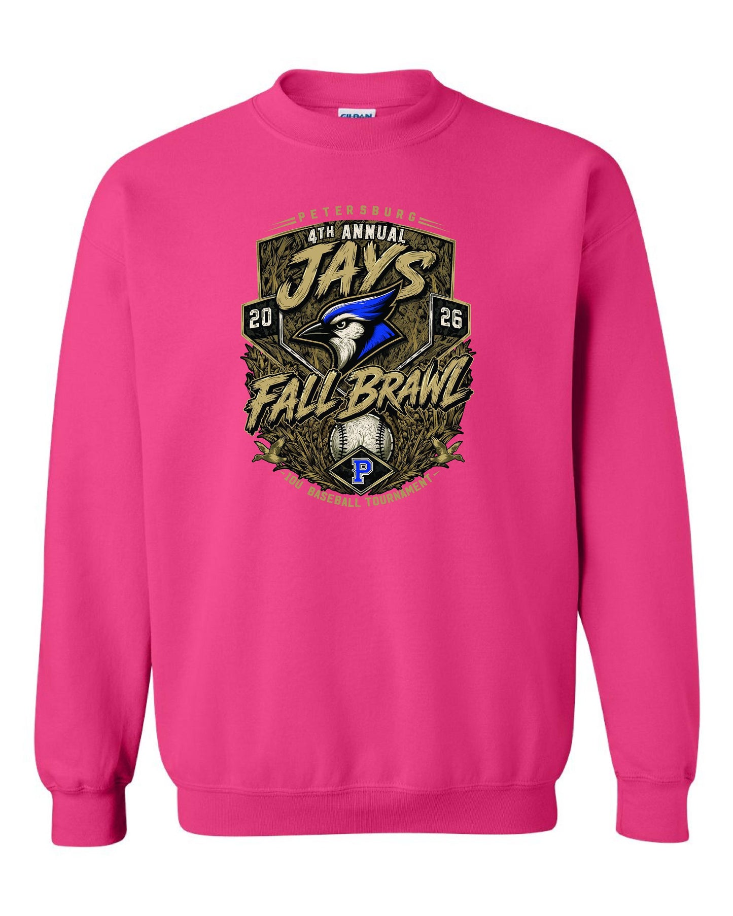 Petersburg Baseball Fall Brawl CREWNECK SWEATSHIRT (P.18000)