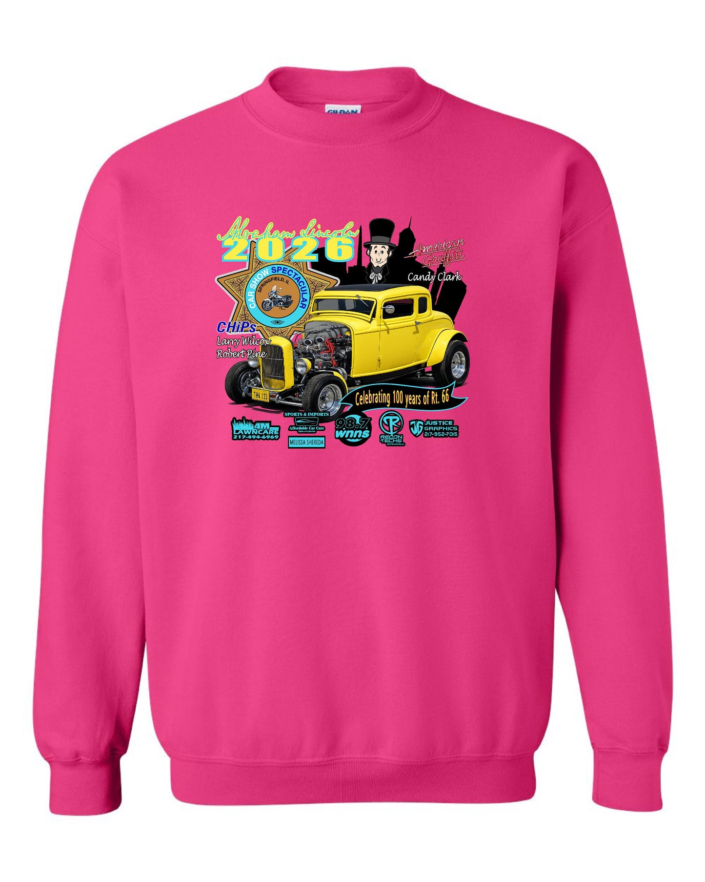 Abe Lincoln Car Show 2026 CREW SWEATSHIRT (P.18000)