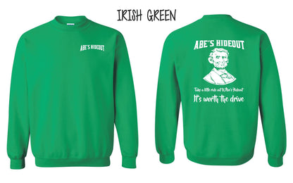 ABE'S HIDEOUT CREW SWEATSHIRT (P.18000)