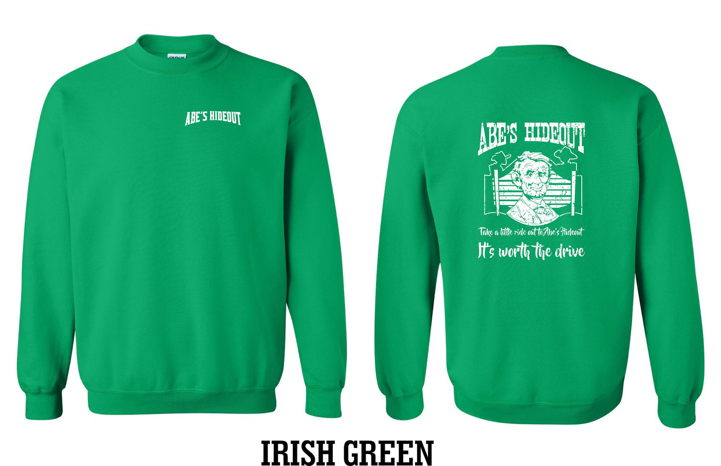 ABE'S HIDEOUT CREW SWEATSHIRT (P.18000)
