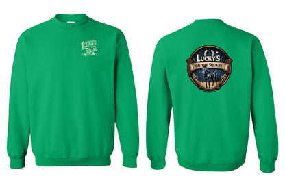 LUCKY'S ON THE SQUARE Unisex Crew Sweatshirt (P.18000)