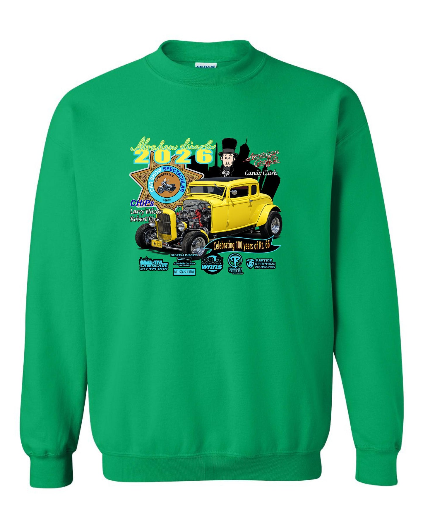 Abe Lincoln Car Show 2026 CREW SWEATSHIRT (P.18000)