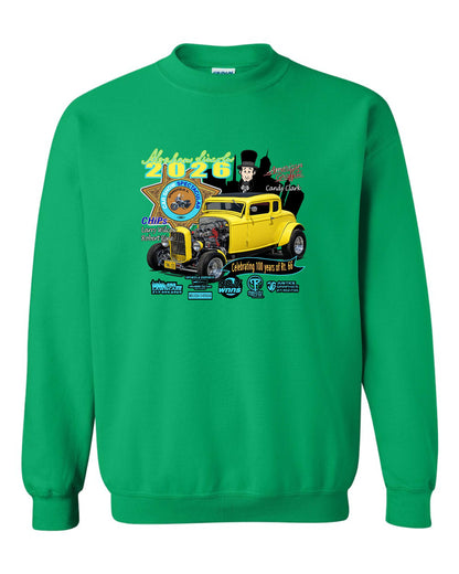 Abe Lincoln Car Show 2026 CREW SWEATSHIRT (P.18000)