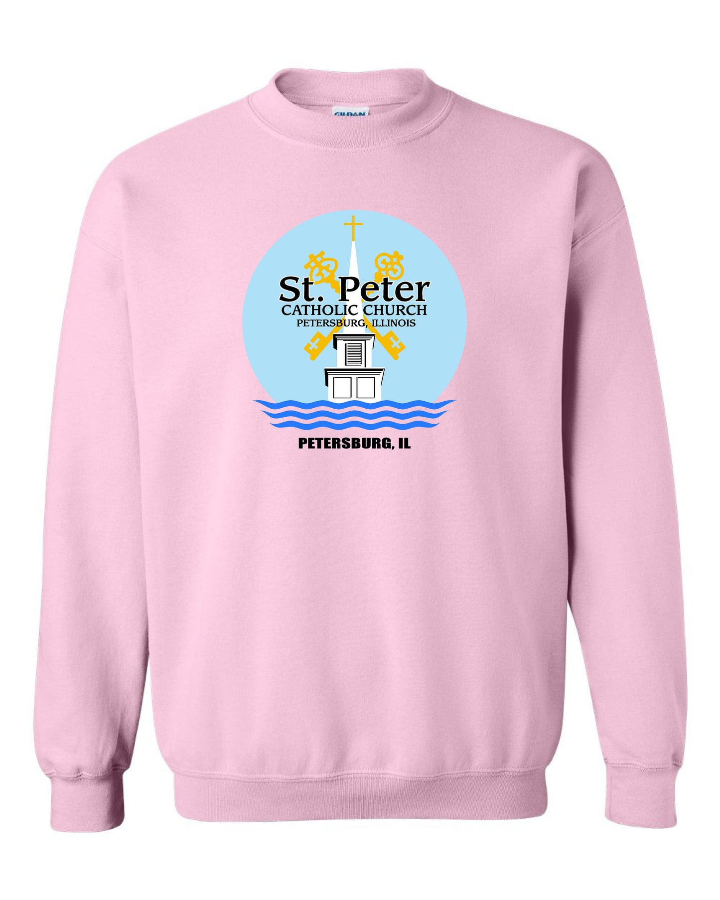St. Peter and Holy Family Catholic Church Unisex Crew Sweatshirt (P.18000)