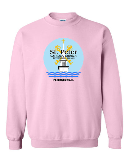 St. Peter and Holy Family Catholic Church Unisex Crew Sweatshirt (P.18000)