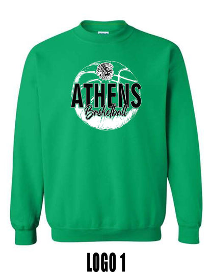 ATHENS JR. HIGH GIRLS BASKETBALL Crew Sweatshirt (P.18000/18000B)