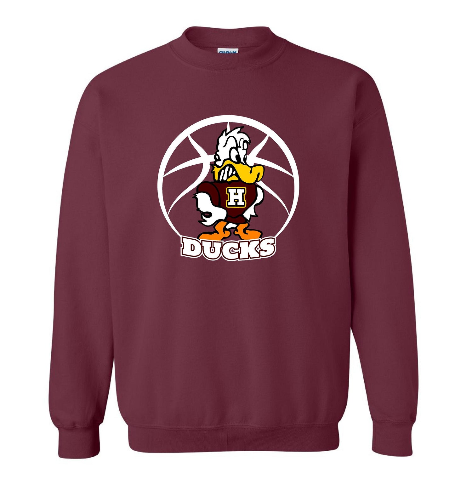 Havana Ducks Jr. High Basketball Unisex Crewneck Sweatshirt (P.18000/18000B)