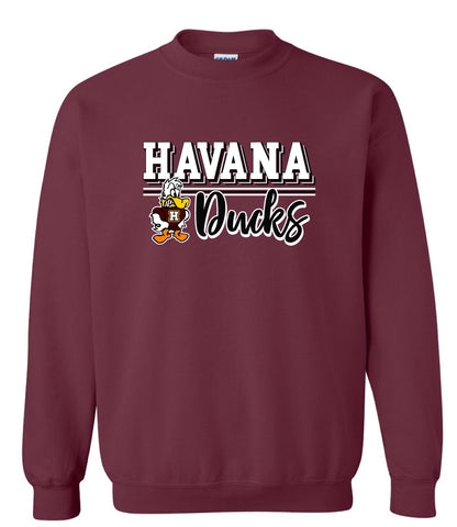 Havana Ducks Jr. High Basketball Unisex Crewneck Sweatshirt (P.18000/18000B)
