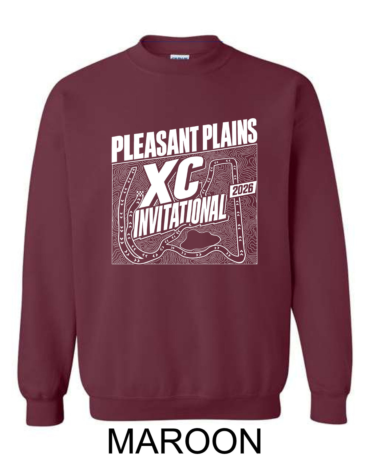 Pleasant Plains XC Invitational Unisex Crewneck Sweatshirt (P.18000/18000B)