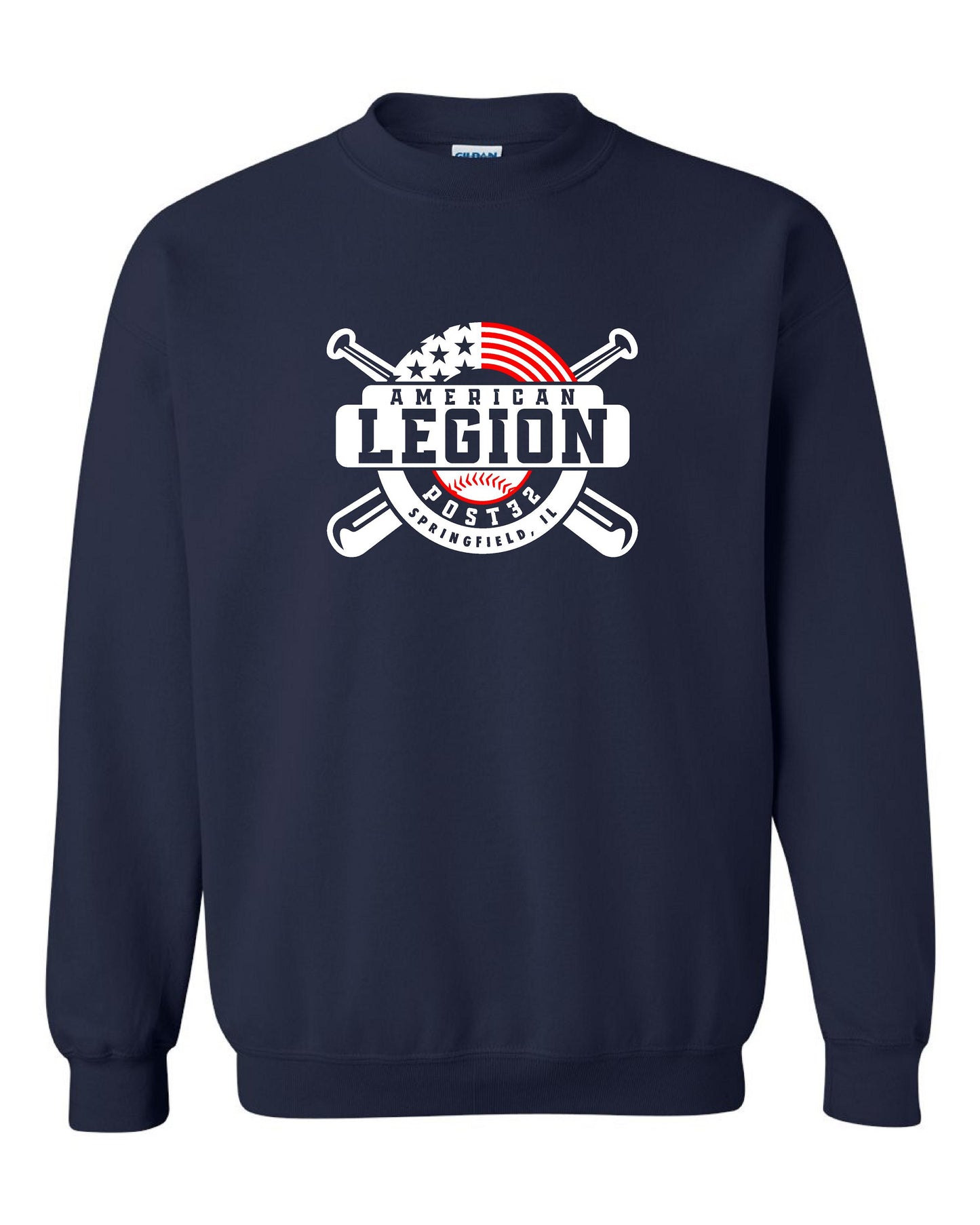 American Legion Post 32 Baseball Unisex Crewneck Sweatshirt (P.18000/18000B)