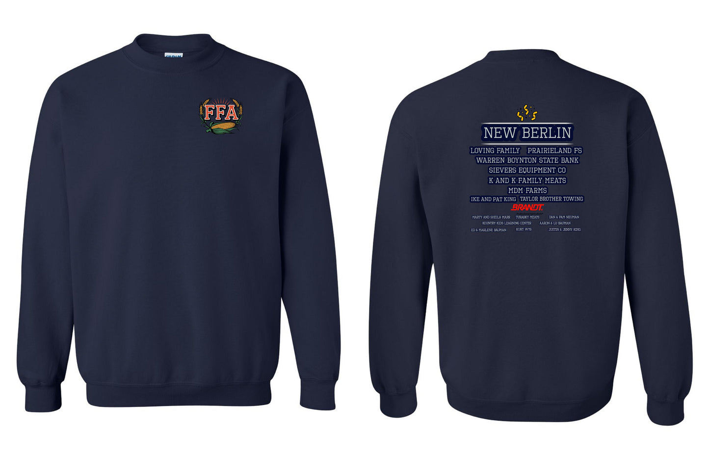 New Berlin FFA Crew Sweatshirt (P.18000/18000B)