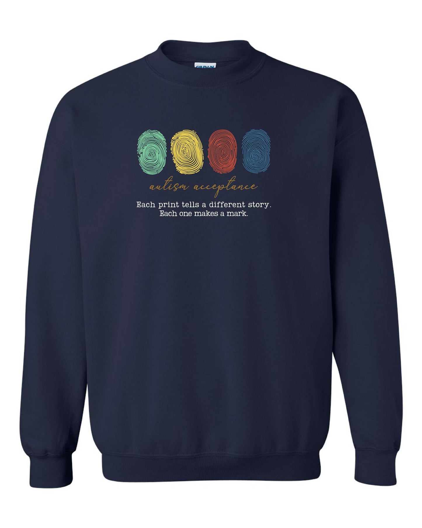 Autism Acceptance Unisex Crewneck Sweatshirt (P.18000/18000B)