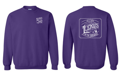 LUCKY'S ON THE SQUARE Unisex Crew Sweatshirt (P.18000)