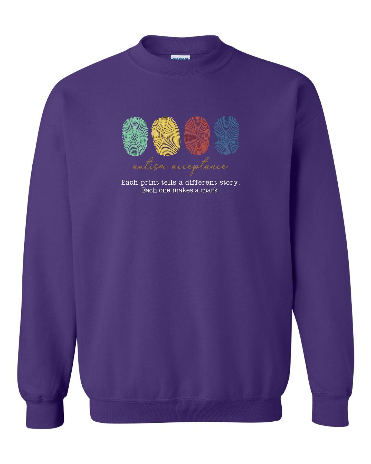 Autism Acceptance Unisex Crewneck Sweatshirt (P.18000/18000B)