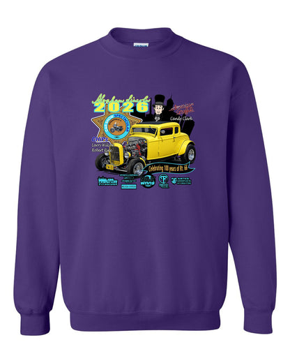Abe Lincoln Car Show 2026 CREW SWEATSHIRT (P.18000)