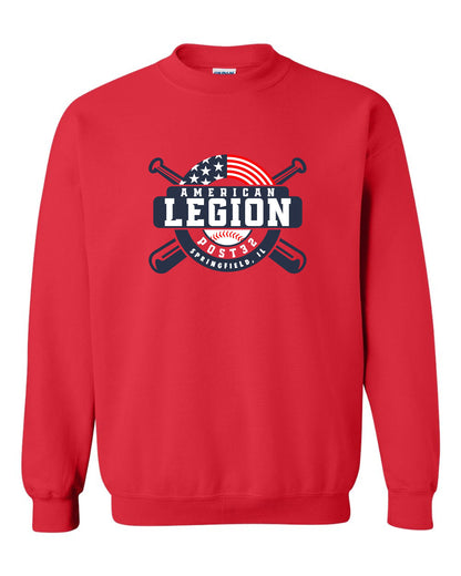 American Legion Post 32 Baseball Unisex Crewneck Sweatshirt (P.18000/18000B)