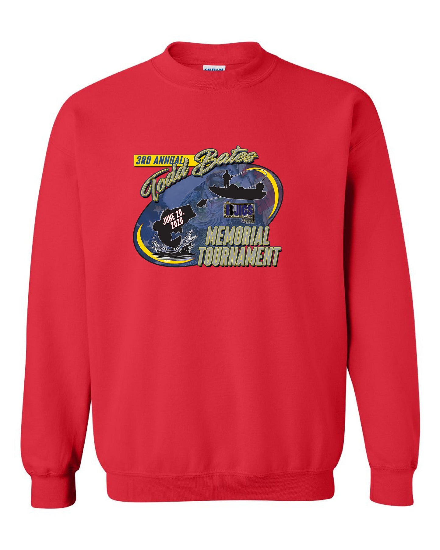 3rd Annual Todd Bates Memorial Tournament Unisex Crewneck Sweatshirt (P.18000/18000B)