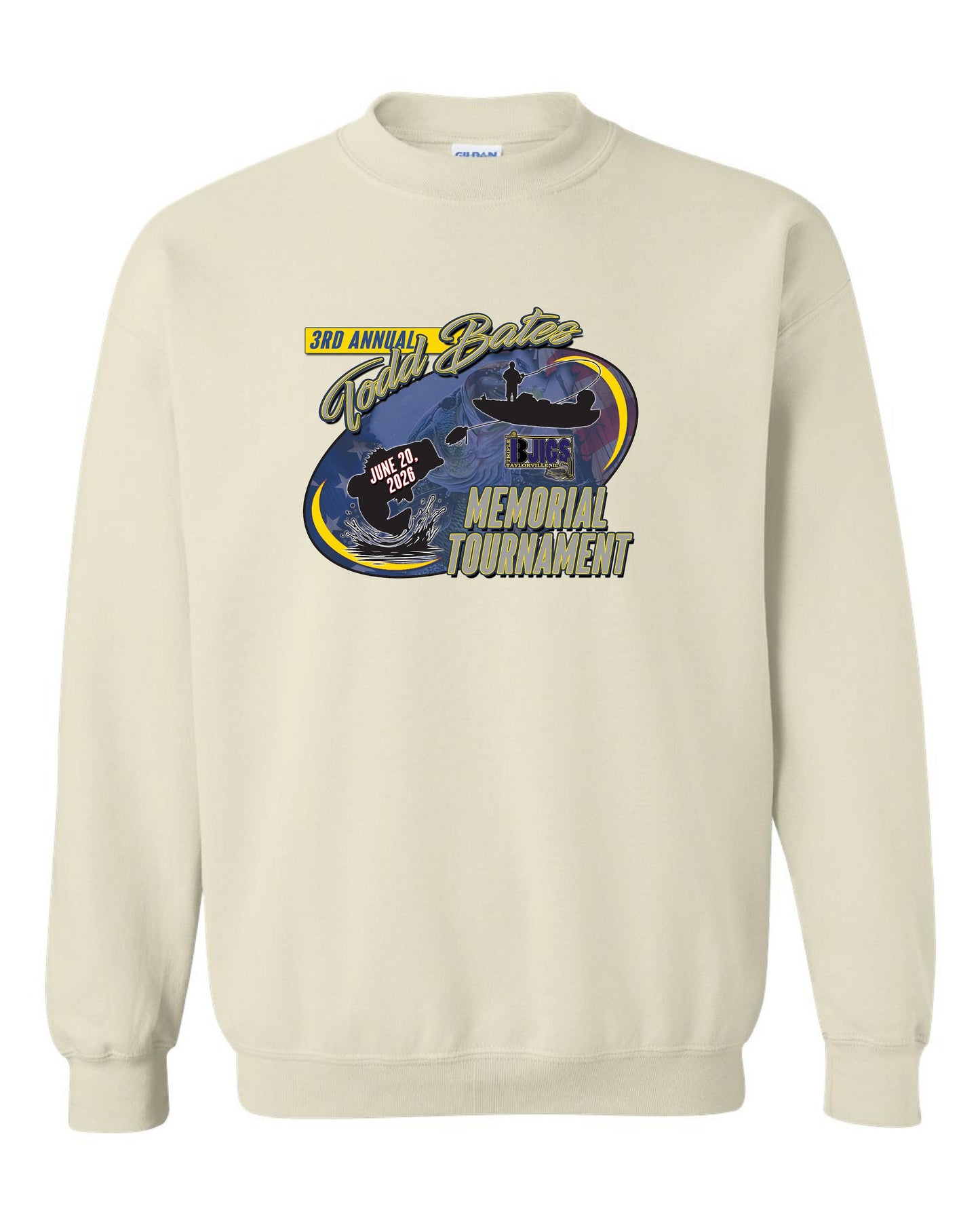 3rd Annual Todd Bates Memorial Tournament Unisex Crewneck Sweatshirt (P.18000/18000B)