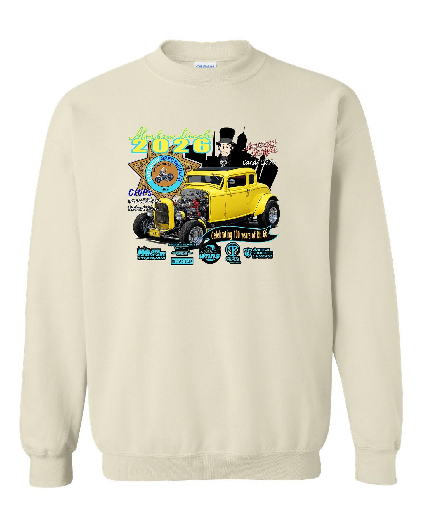 Abe Lincoln Car Show 2026 CREW SWEATSHIRT (P.18000)