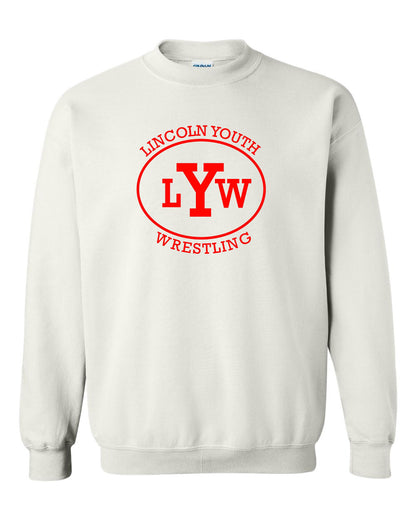 Lincoln Youth Wrestling Unisex Crew Sweatshirt (P.18000/18000B)
