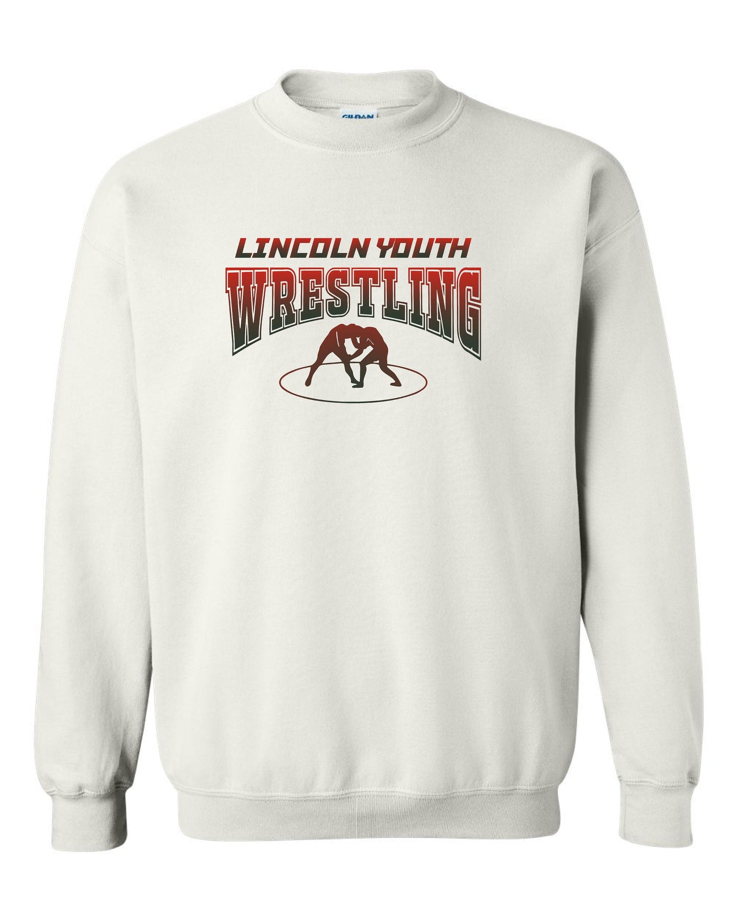 Lincoln Youth Wrestling Unisex Crew Sweatshirt (P.18000/18000B)