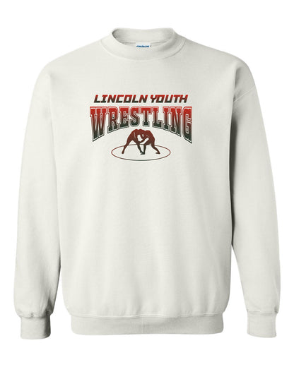 Lincoln Youth Wrestling Unisex Crew Sweatshirt (P.18000/18000B)