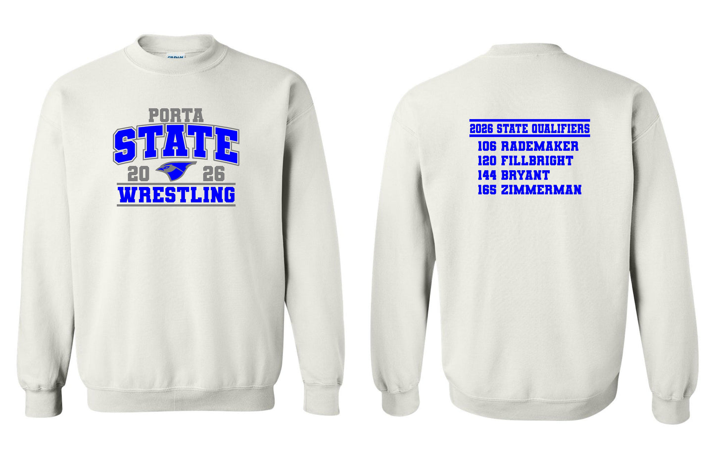 PORTA State Wrestling 2026 Unisex Crewneck Sweatshirt (P.18000/18000B)