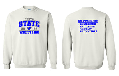 PORTA State Wrestling 2026 Unisex Crewneck Sweatshirt (P.18000/18000B)