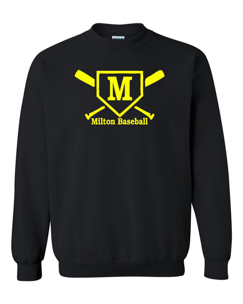 Milton Baseball Crewneck Sweatshirt (18000,18000B)