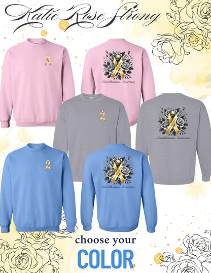 KATIE ROSE STRONG Gildan Crewneck Sweatshirt (P.18000)