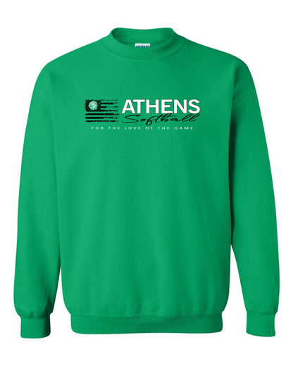 ATHENS JUNIOR HIGH SOFTBALL Unisex Crew Sweatshirt (P.18000)