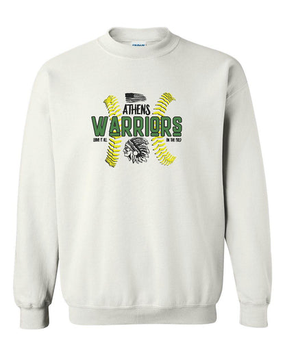 Athens Junior High Softball Unisex Crew Sweatshirt (P.18000)