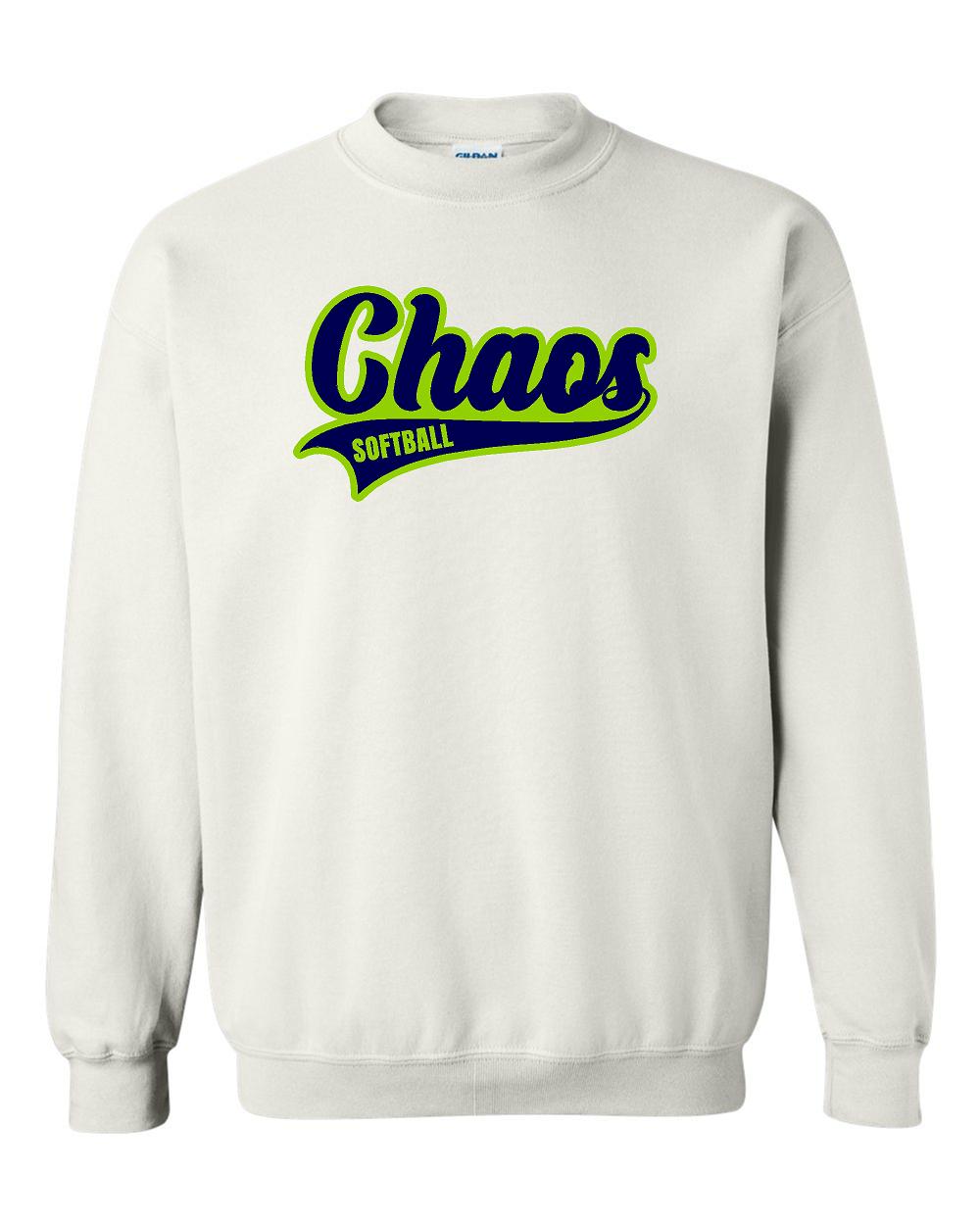 CHAOS SOFTBALL UNISEX CREWNECK SWEATSHIRT (P.18000)