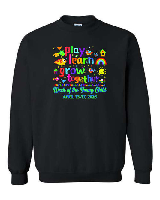 WEEK OF THE YOUNG CHILD CREWNECK SWEATSHIRT (P.18000)