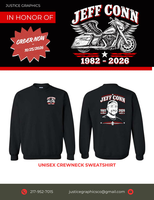 JEFF CONN Crewneck Sweatshirt (P.18000/18000B)
