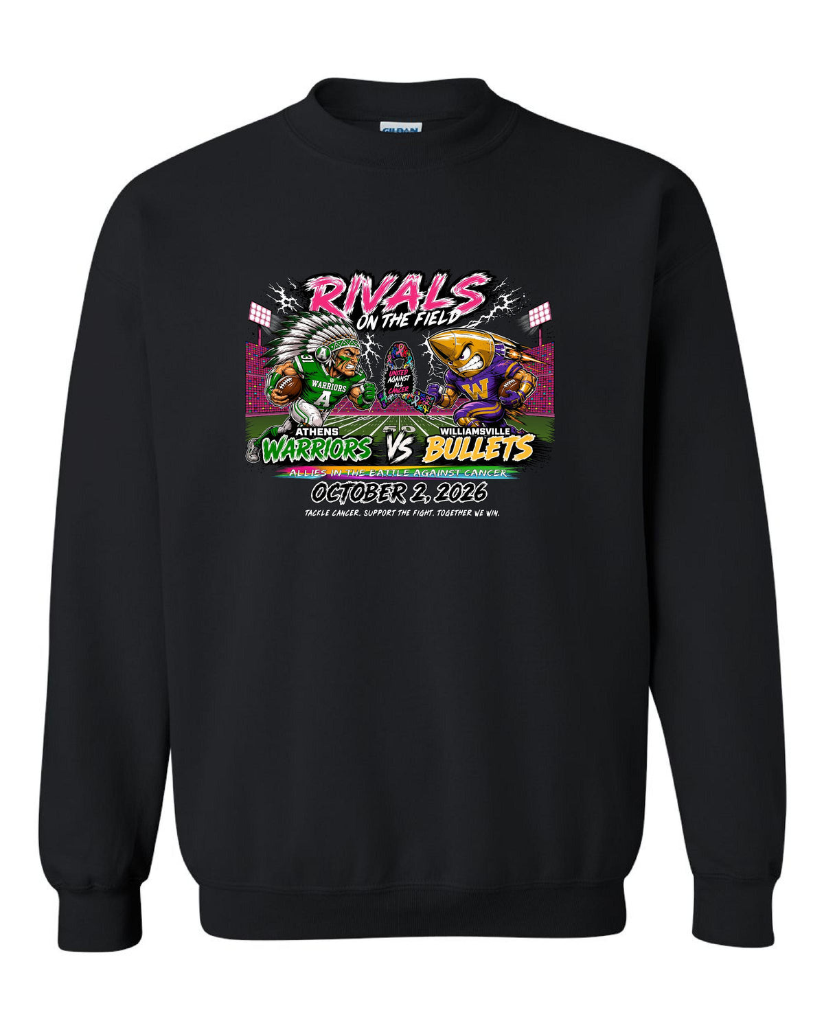 United Against All Cancer Unisex Crewneck Sweatshirt (P.18000/18000B)