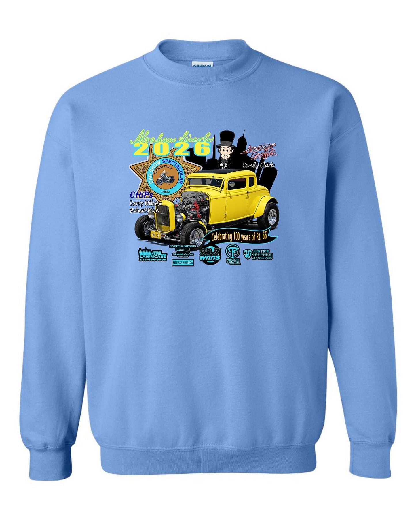 Abe Lincoln Car Show 2026 CREW SWEATSHIRT (P.18000)