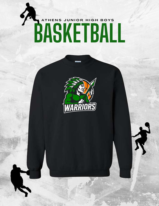 Athens Jr. High Boys Basketball Crew Sweatshirt (P.18000/18000B)