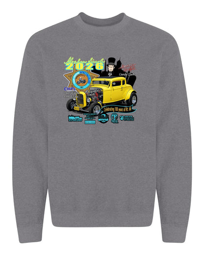 Abe Lincoln Car Show 2026 CREW SWEATSHIRT (P.18000)